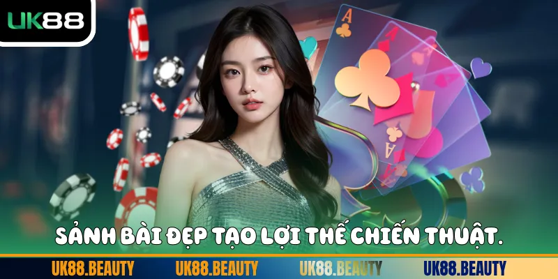 Sảnh bài đẹp tạo lợi thế chiến thuật